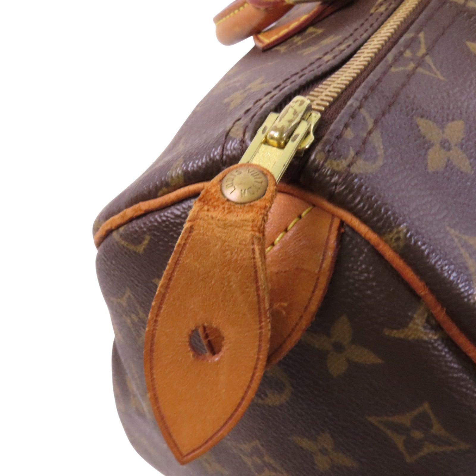 LOUIS VUITTON 【激減優惠】Monogram Speedy 35金扣手挽袋