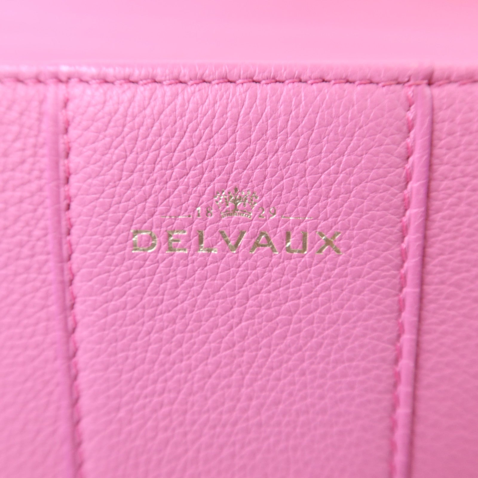 Delvaux 牛皮皮革Brillant MM金扣手挽肩背兩用袋