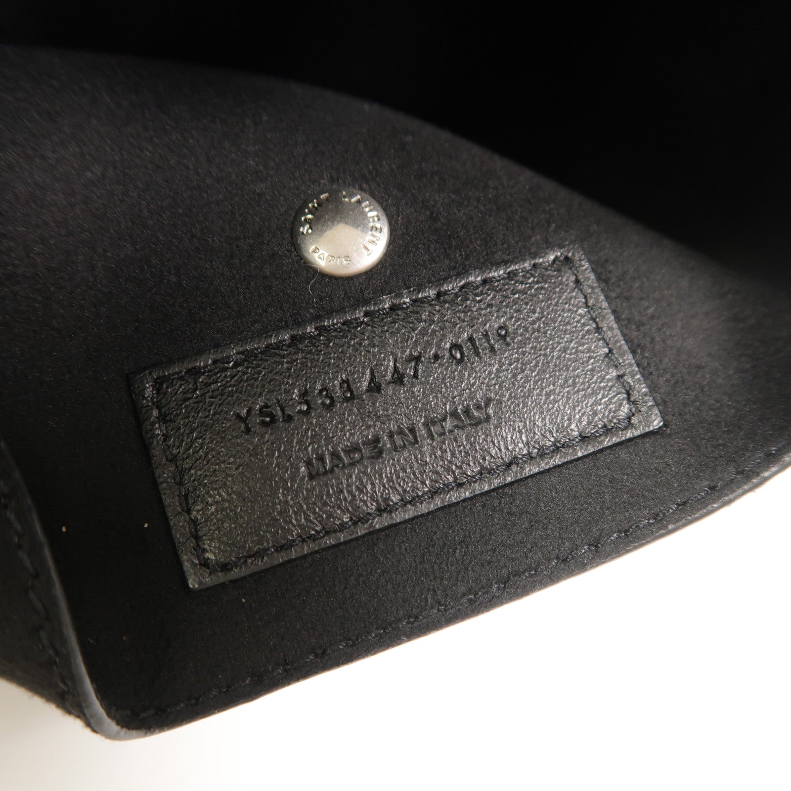YVES SAINT LAURENT 羊皮皮革Teddy Bucket肩背袋