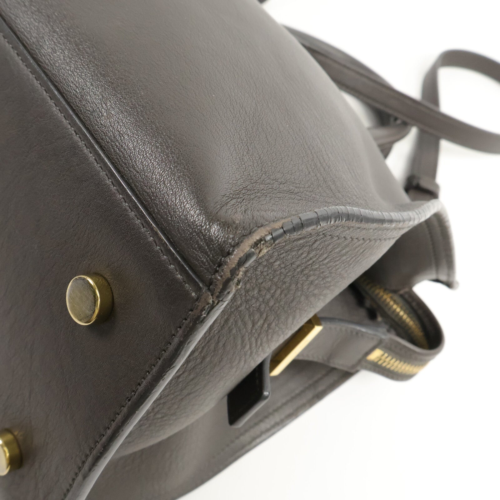 SAINT LAURENT 牛皮皮革Cabas Small手挽肩背兩用袋