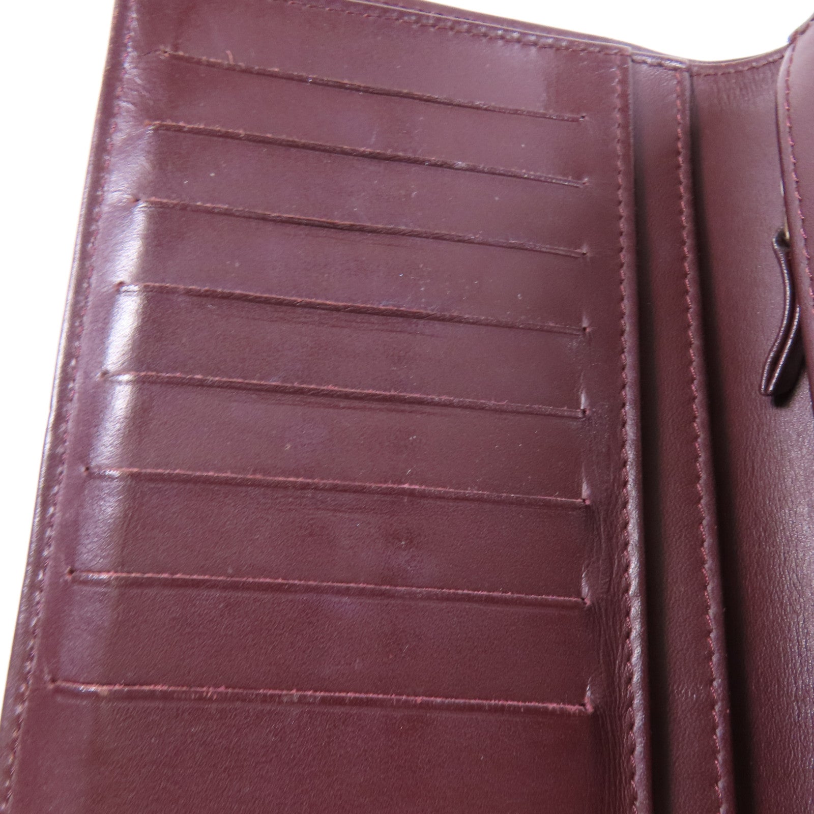 CHANEL 牛皮皮革Long Wallet銀扣長錢包