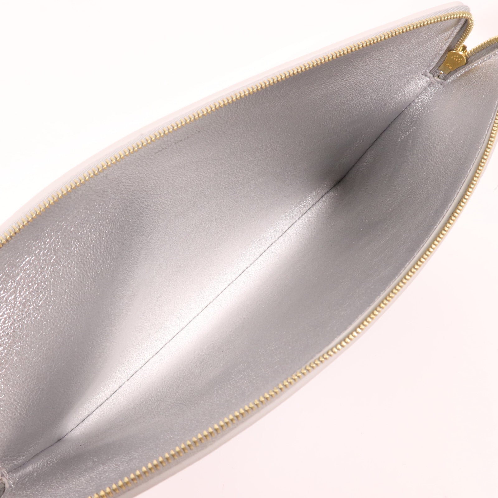 CELINE 牛皮皮革Clutch金扣手拿包