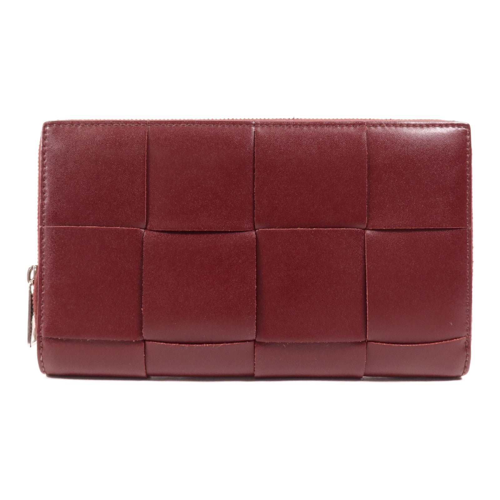 BOTTEGA VENETA 牛皮皮革Cassette Zip Around Wallet銀扣長錢包