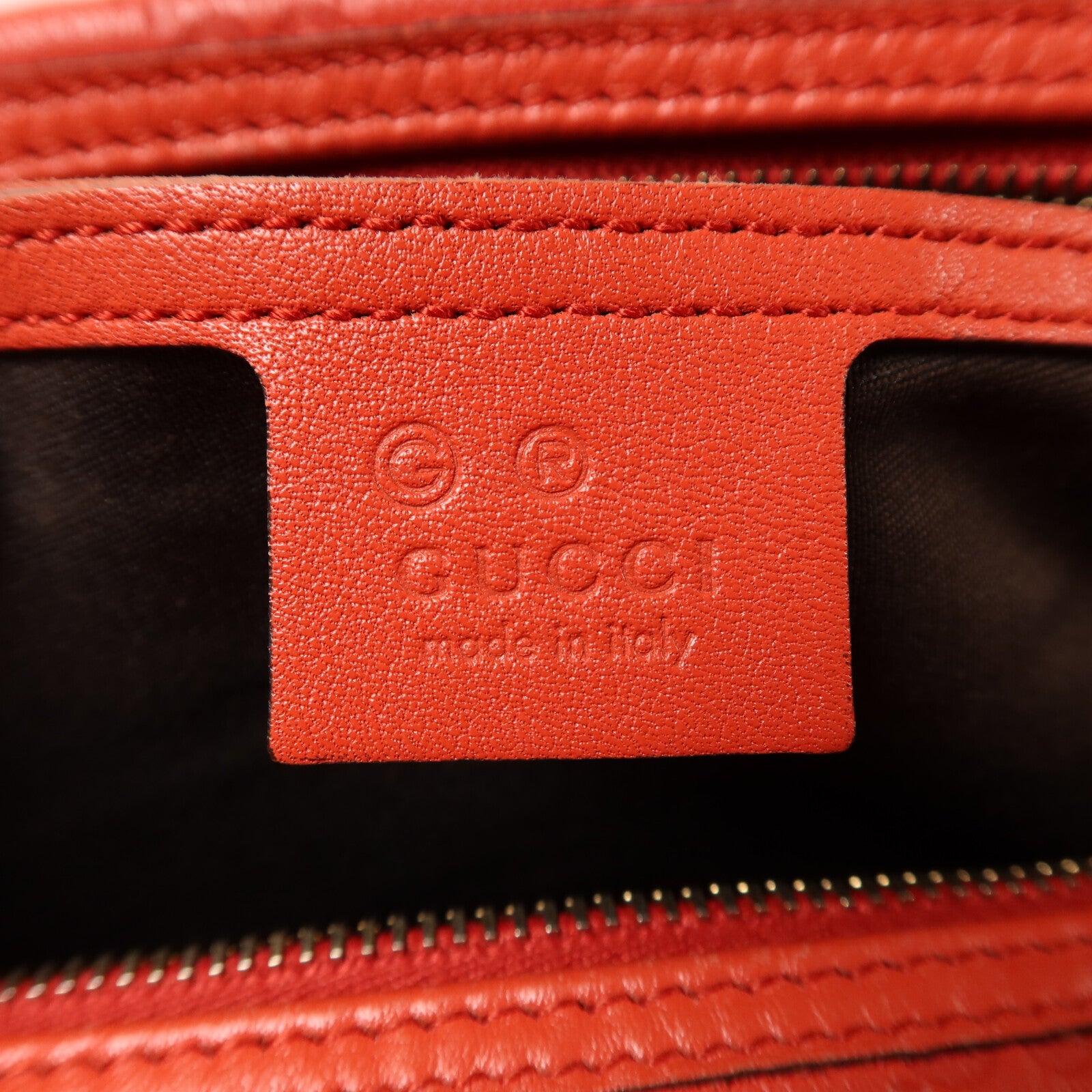 GUCCI 牛皮皮革Hand Bag金扣手挽袋