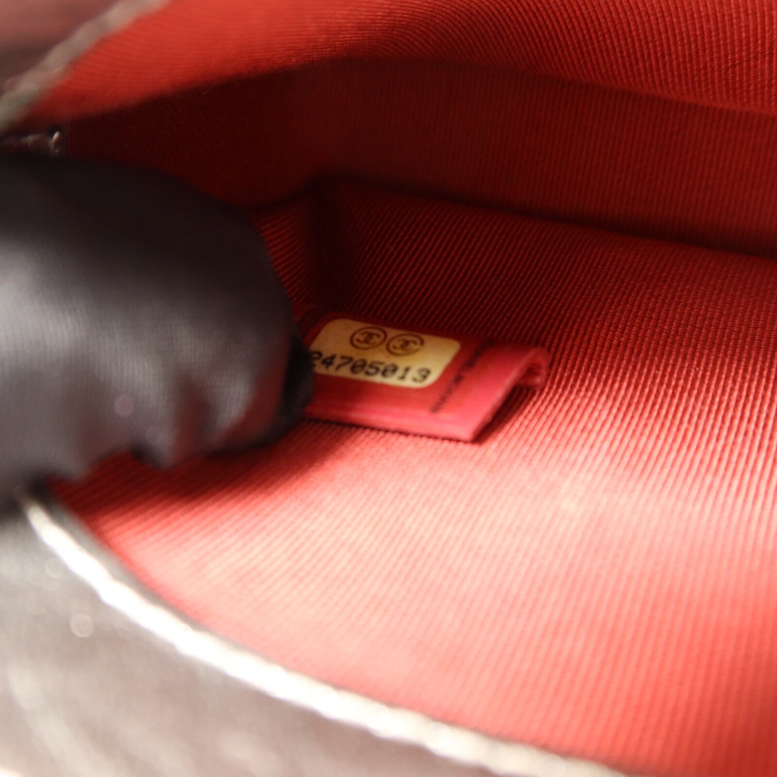 CHANEL 牛皮皮革Gabrielle Wallet On Chain鏈帶肩背袋