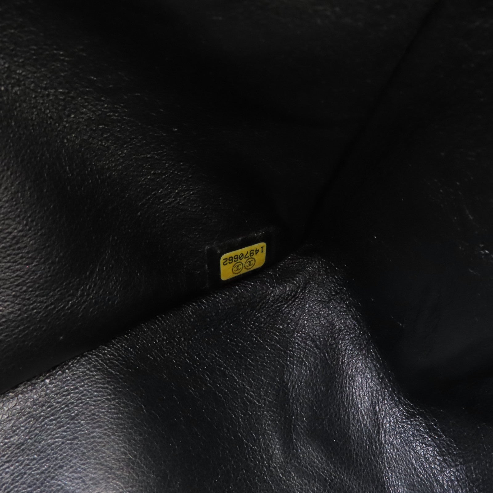 CHANEL 菱格漆皮皮革2.55 Chain Shoulder銀扣鏈帶肩背袋黑色