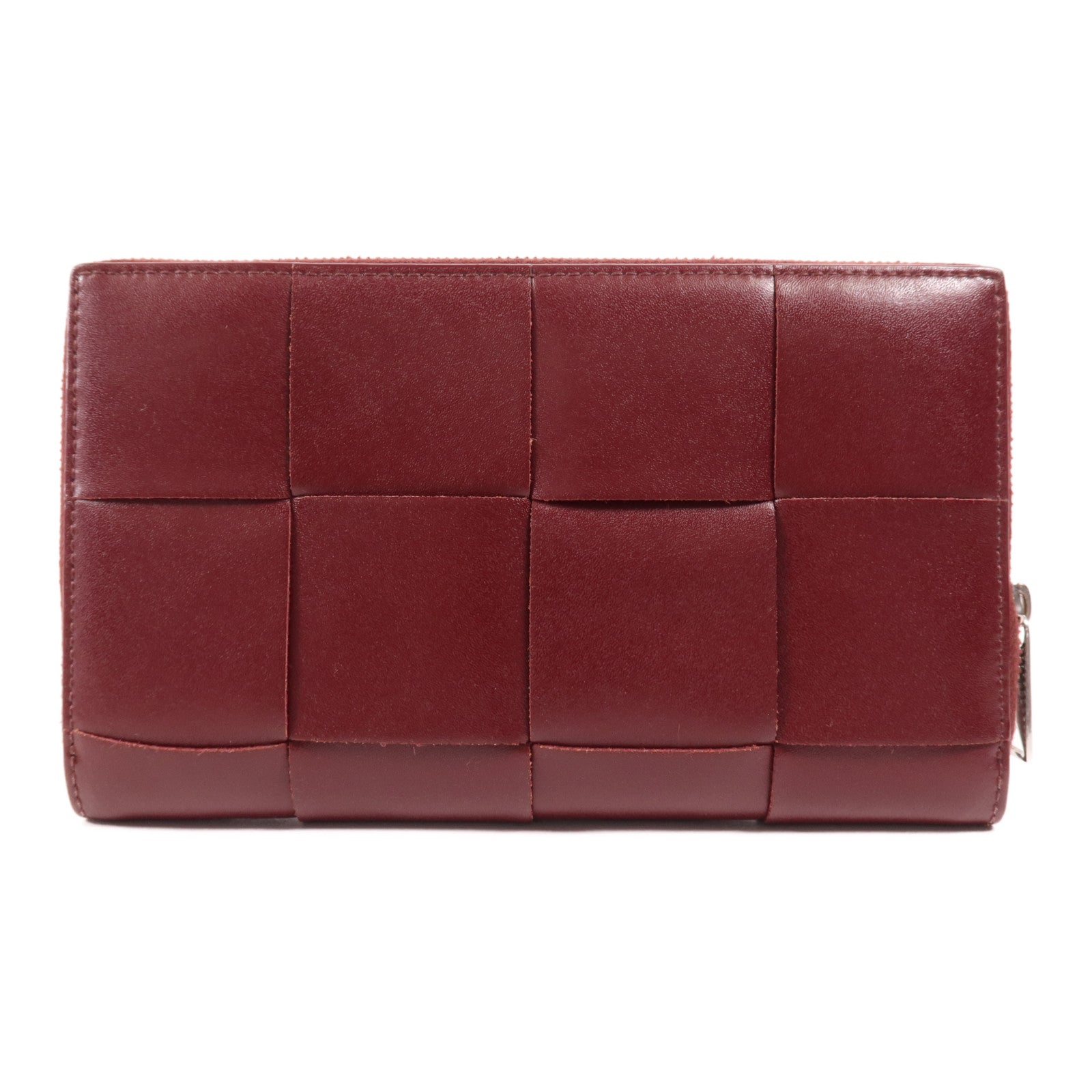 BOTTEGA VENETA 牛皮皮革Cassette Zip Around Wallet銀扣長錢包