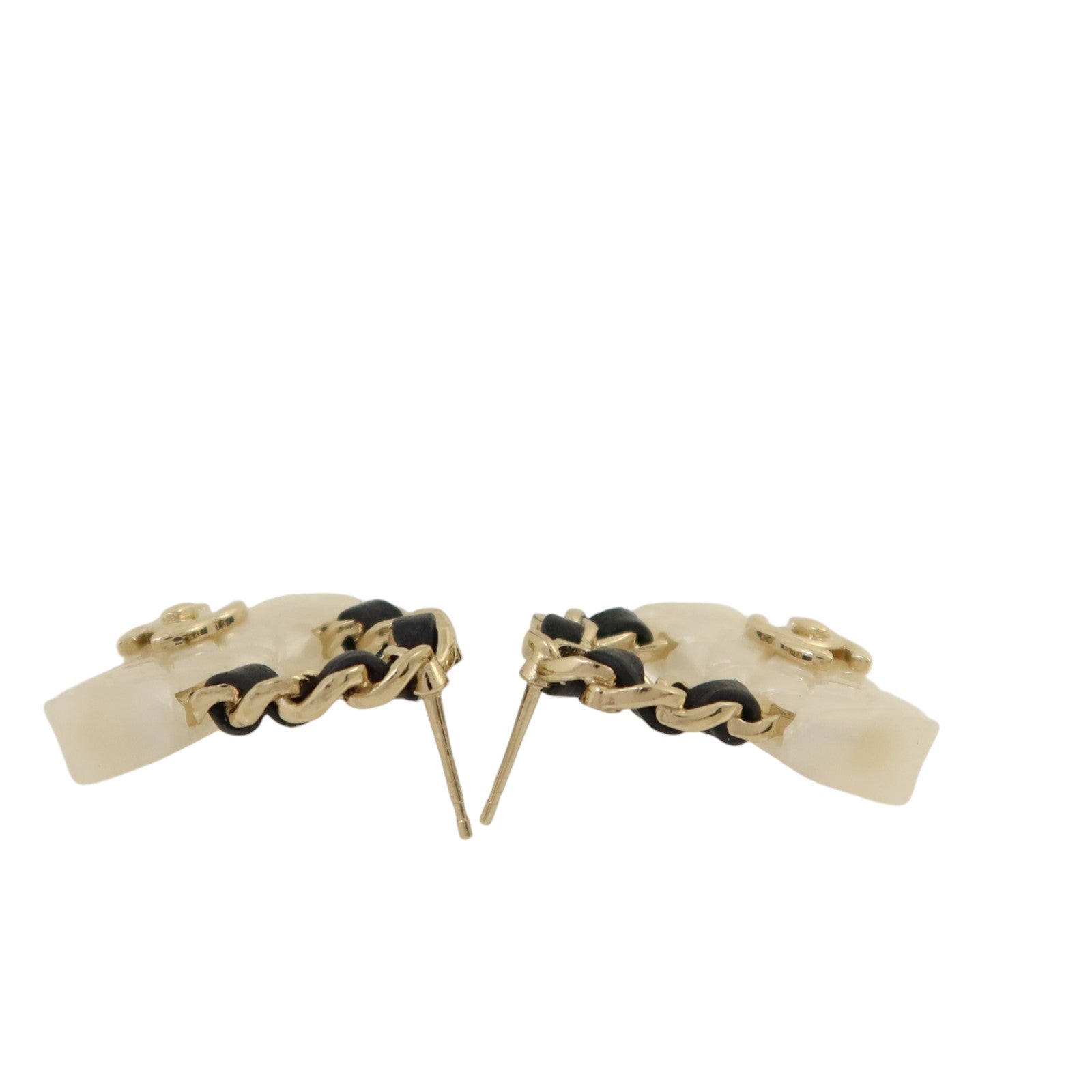 CHANEL 金屬/PVC/皮革Earrings耳環