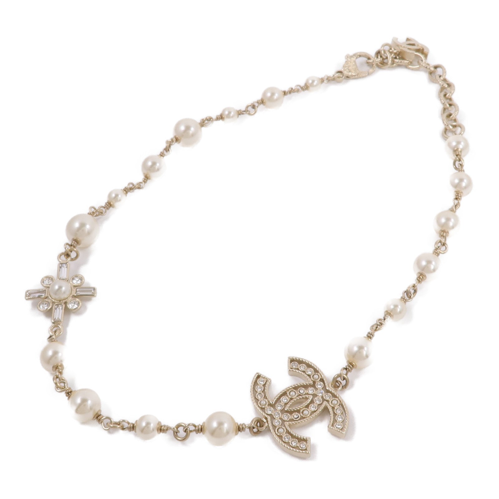CHANEL PVC/金屬Necklace項鍊