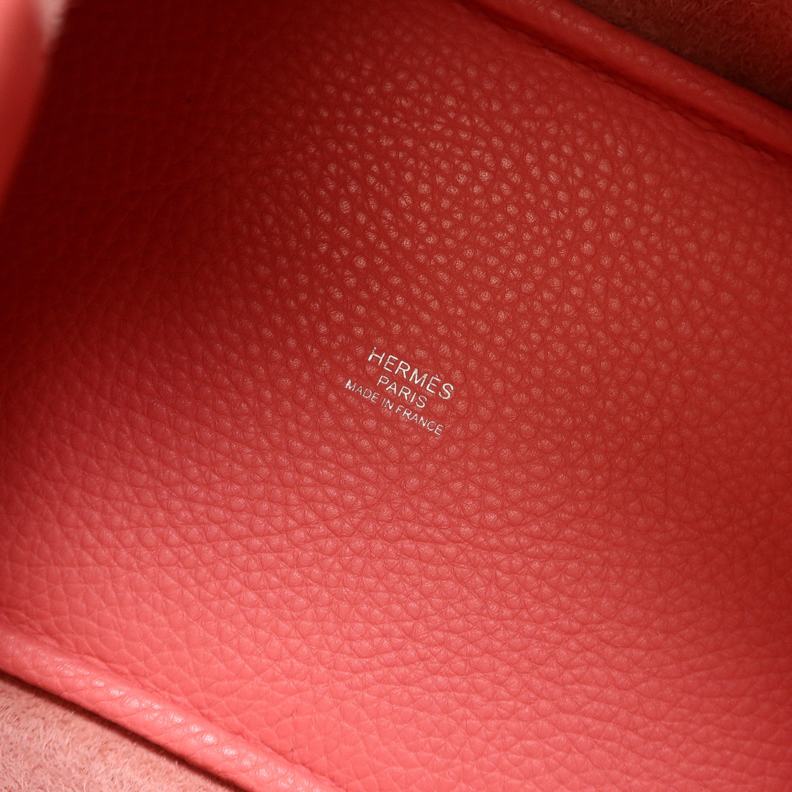 HERMES Clemence皮革Picotin PM手挽袋Rose Lipstick