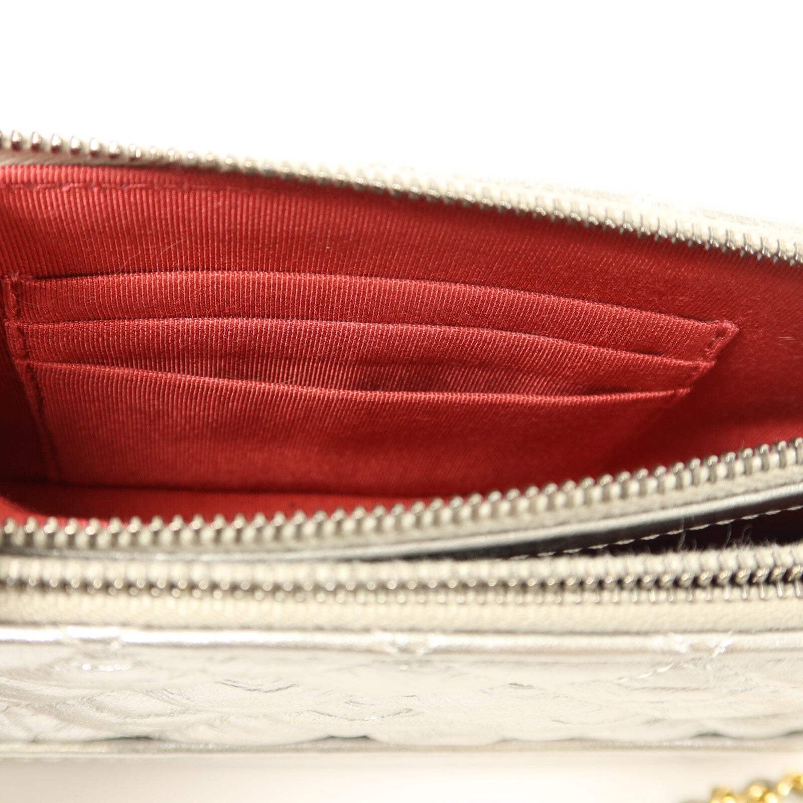 CHANEL 牛皮皮革Gabrielle Wallet On Chain鏈帶肩背袋