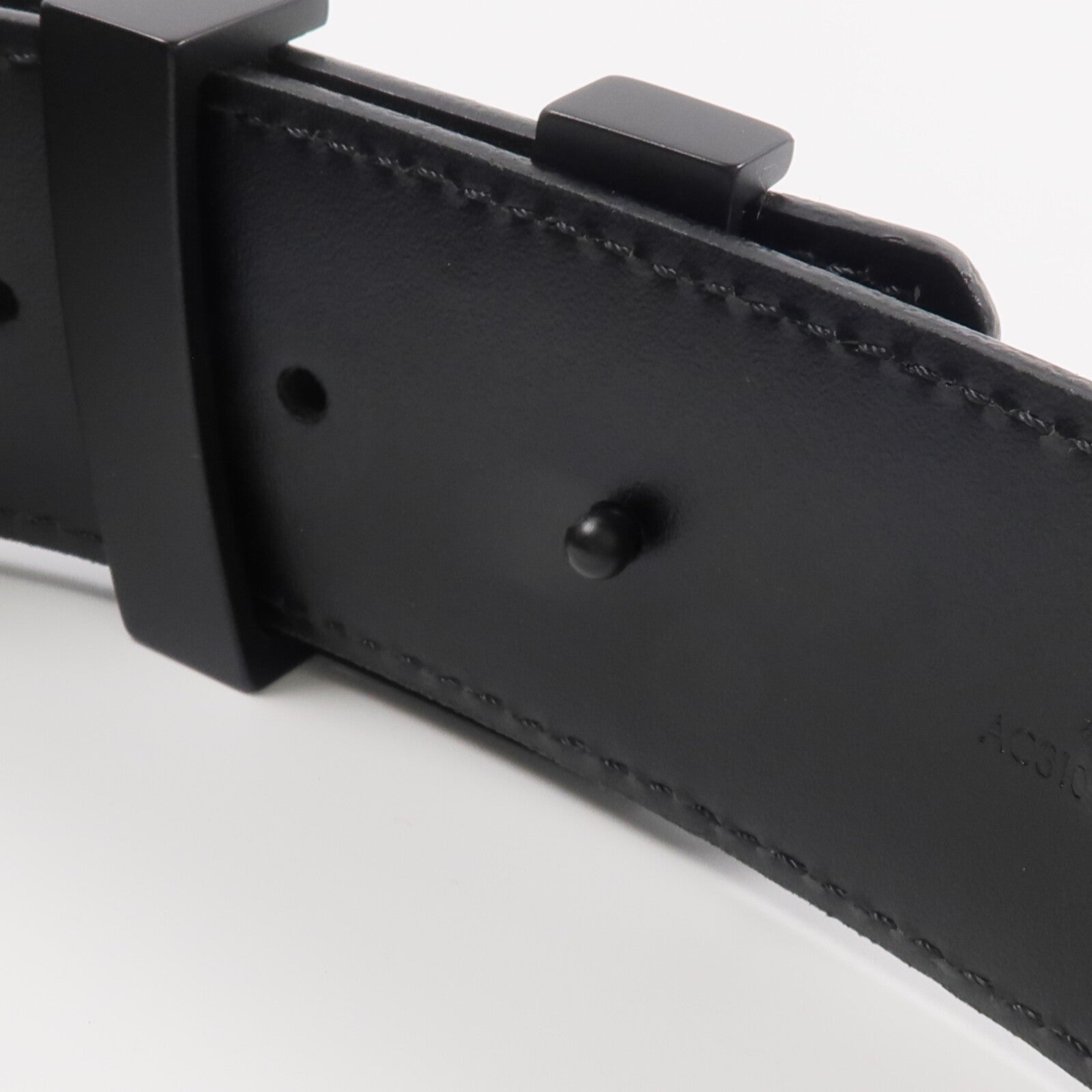 LOUIS VUITTON Damier Graphite Initiales Belt腰帶