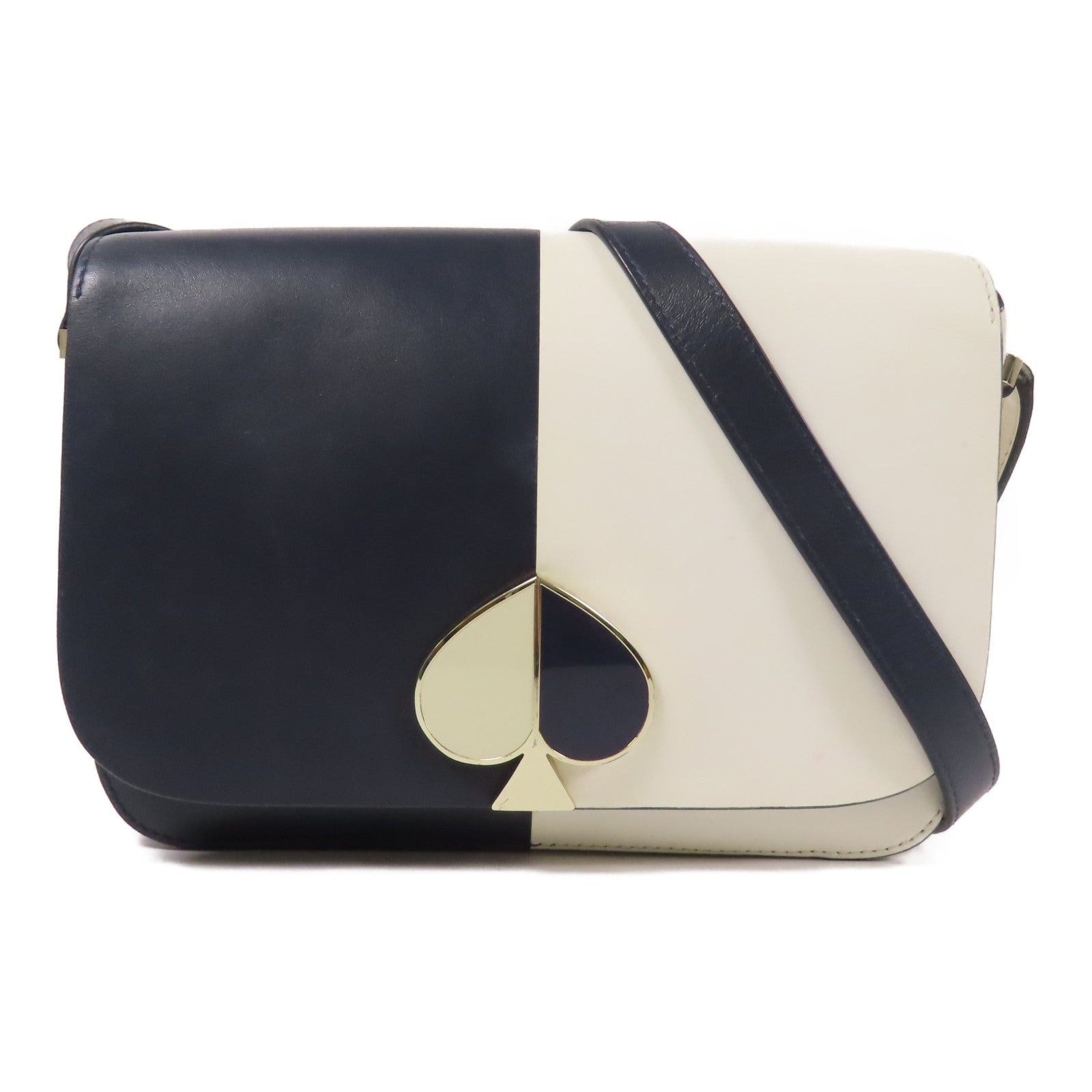 Kate Spade 牛皮皮革Shoulder Bag銀扣肩背袋