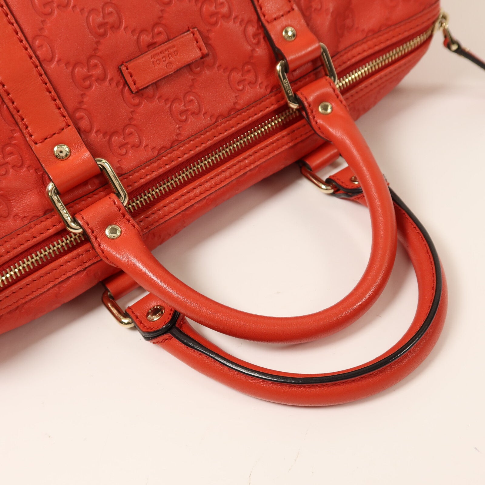 GUCCI 牛皮皮革Hand Bag金扣手挽袋