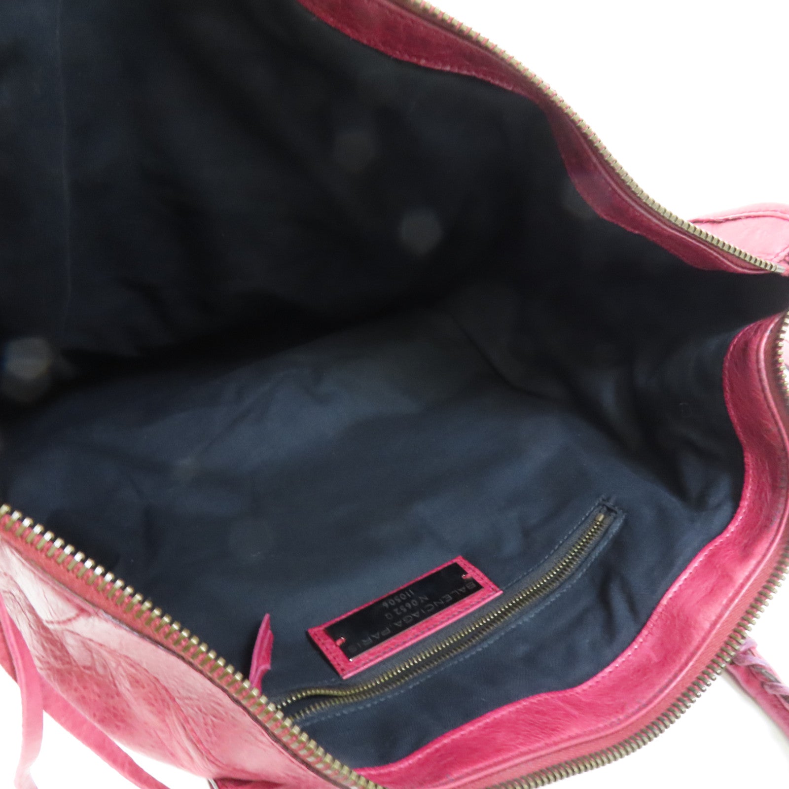 BALENCIAGA 牛皮皮革Weekender手挽袋