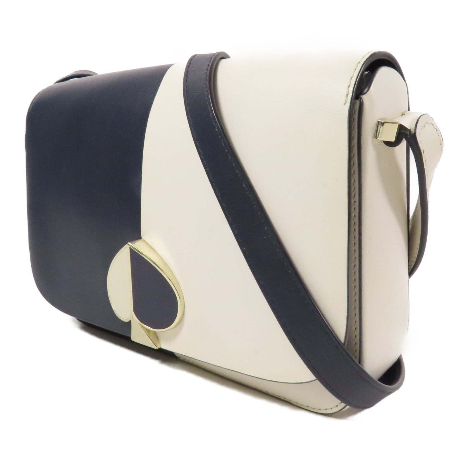 Kate Spade 牛皮皮革Shoulder Bag銀扣肩背袋