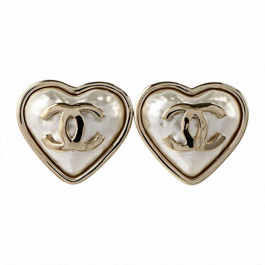 CHANEL 金屬/PVC Earrings耳環