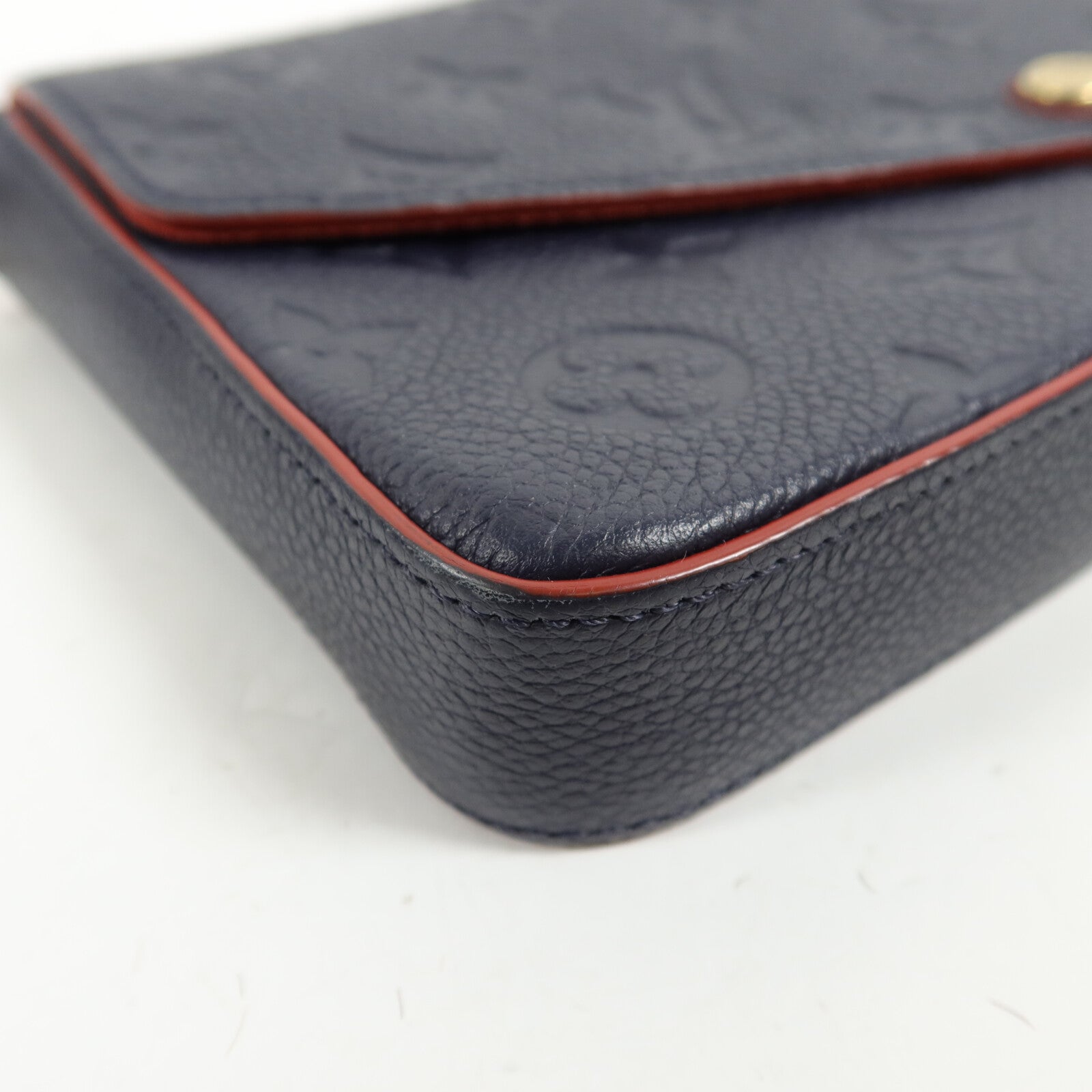 LOUIS VUITTON Monogram Empreinte Pochette Felicie鏈帶肩背袋
