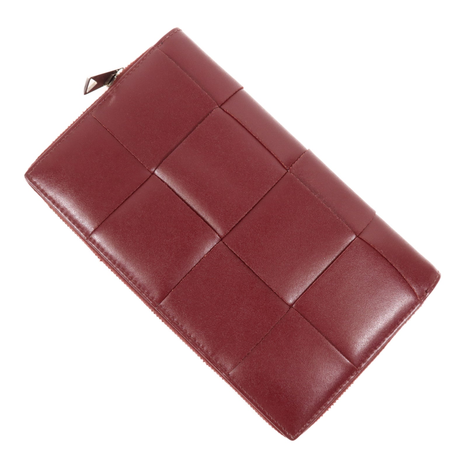 BOTTEGA VENETA 牛皮皮革Cassette Zip Around Wallet銀扣長錢包