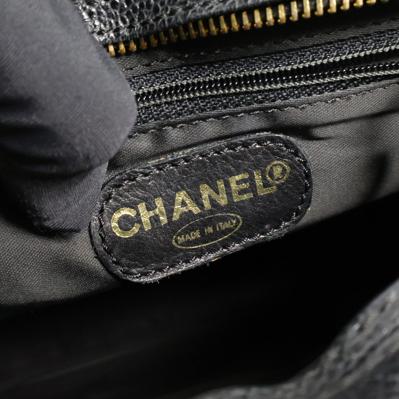 CHANEL 牛皮皮革Vintage Shoulder Bag鏈帶手挽袋