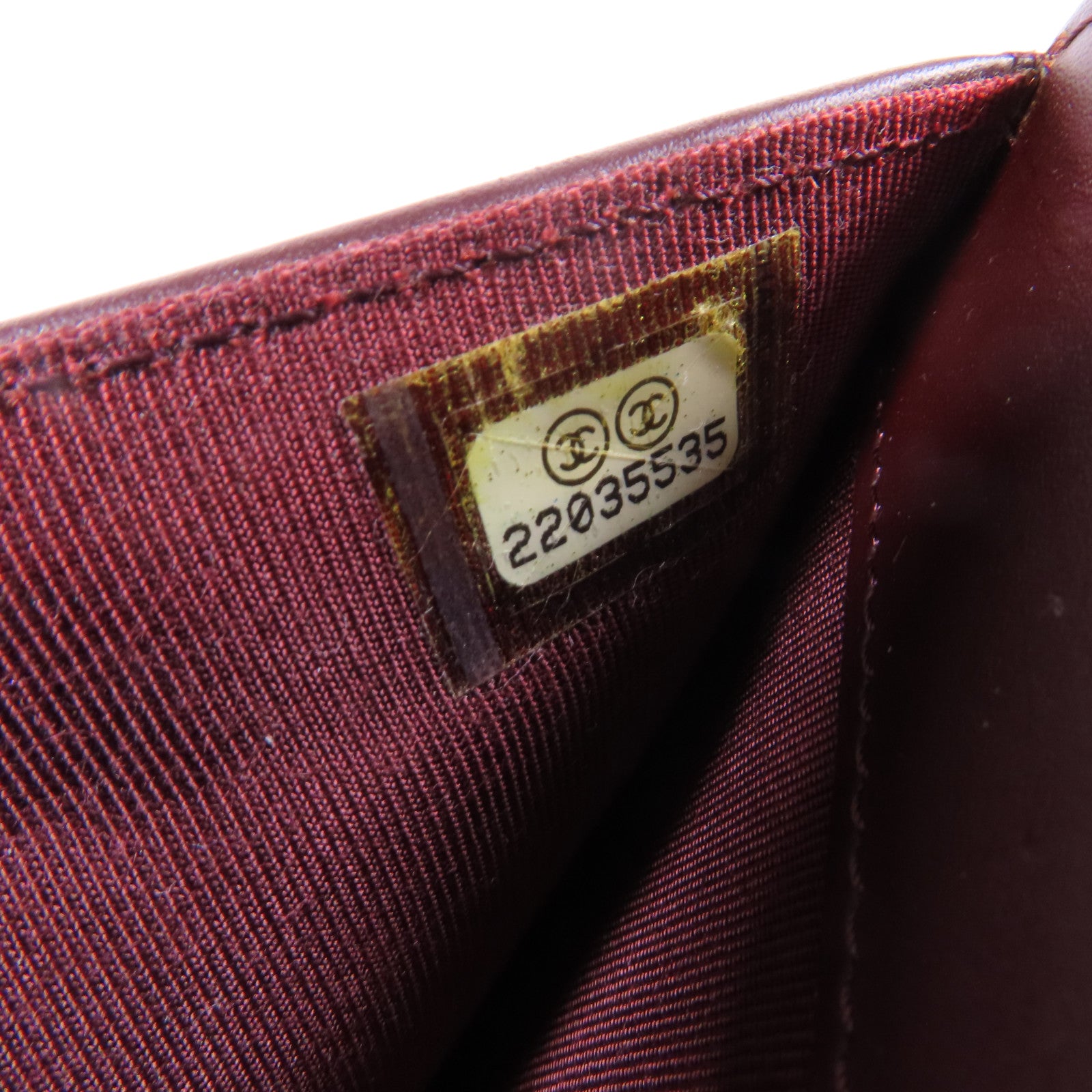 CHANEL 牛皮皮革Long Wallet銀扣長錢包