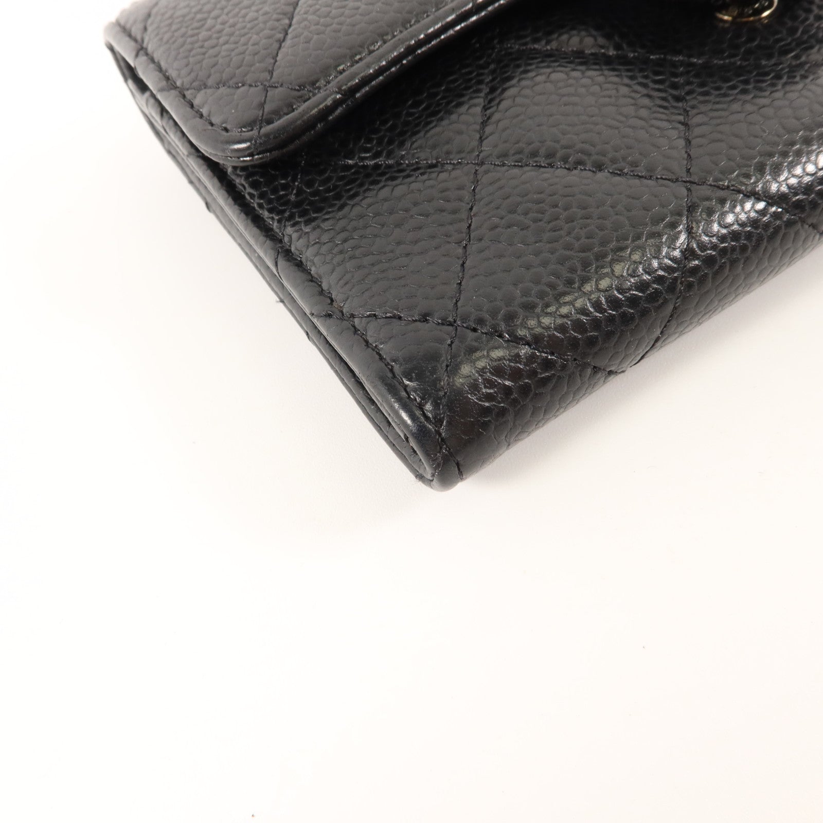 CHANEL 牛皮皮革Classic Flap Wallet錢包