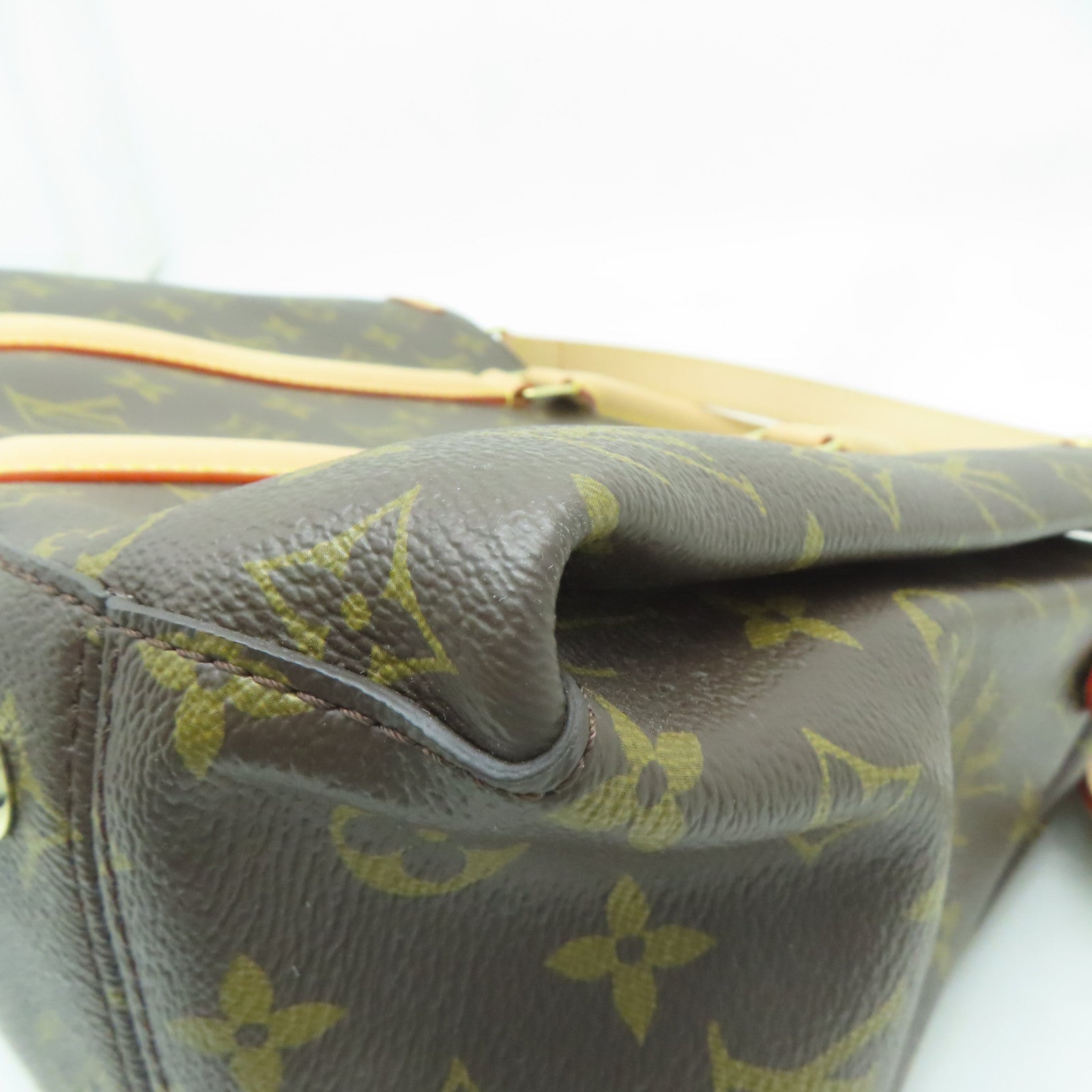 LOUIS VUITTON Monogram Soufflot BB金扣手挽肩背兩用袋啡色