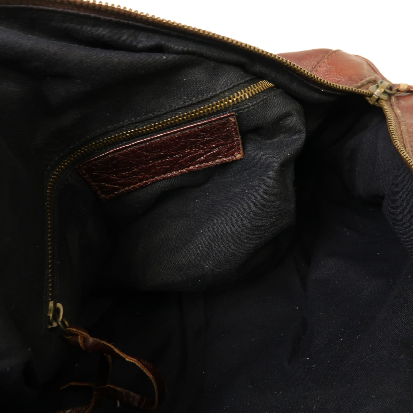 BALENCIAGA 牛皮皮革Twiggy Shoulder Bag金扣肩背袋棕色