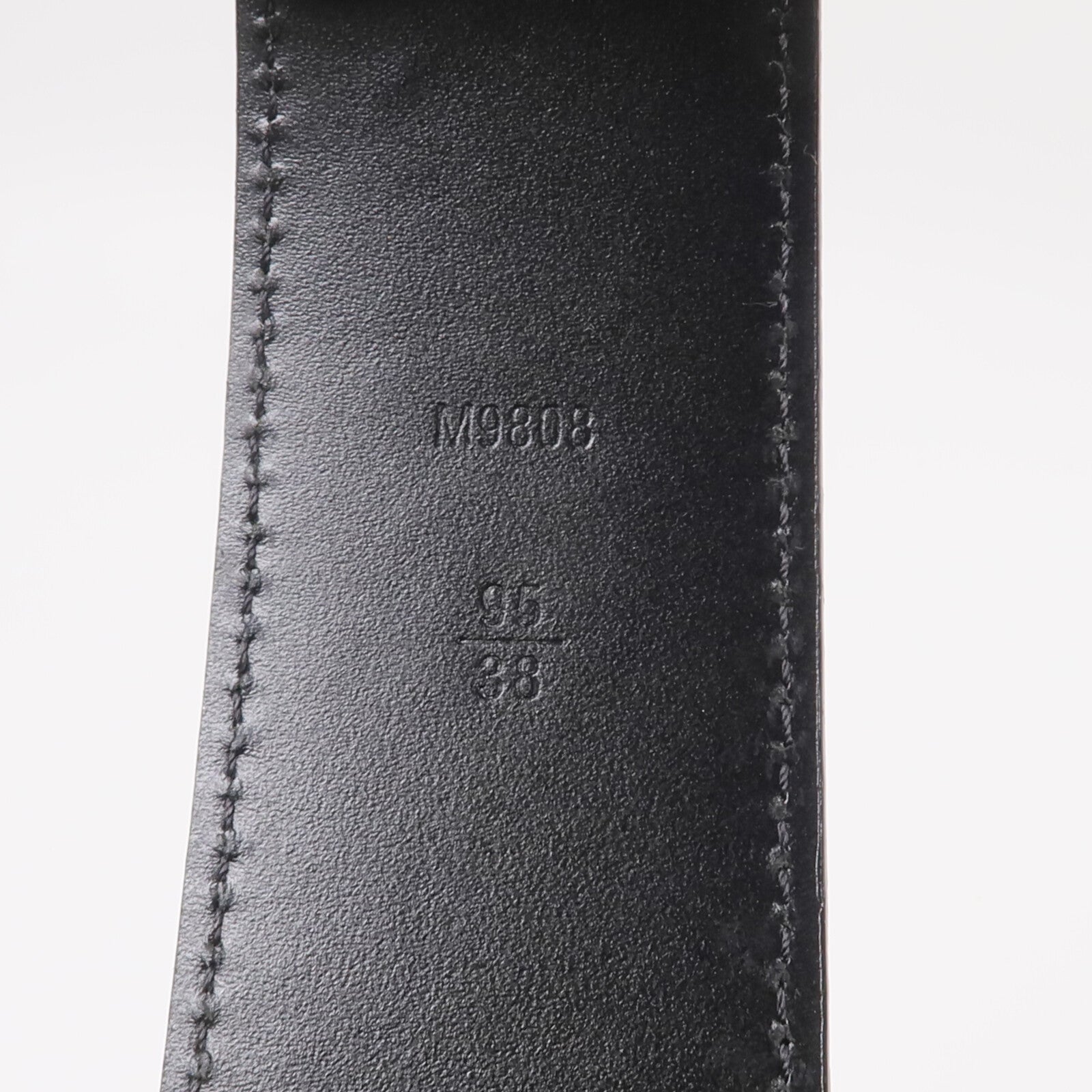 LOUIS VUITTON Damier Graphite Initiales Belt腰帶