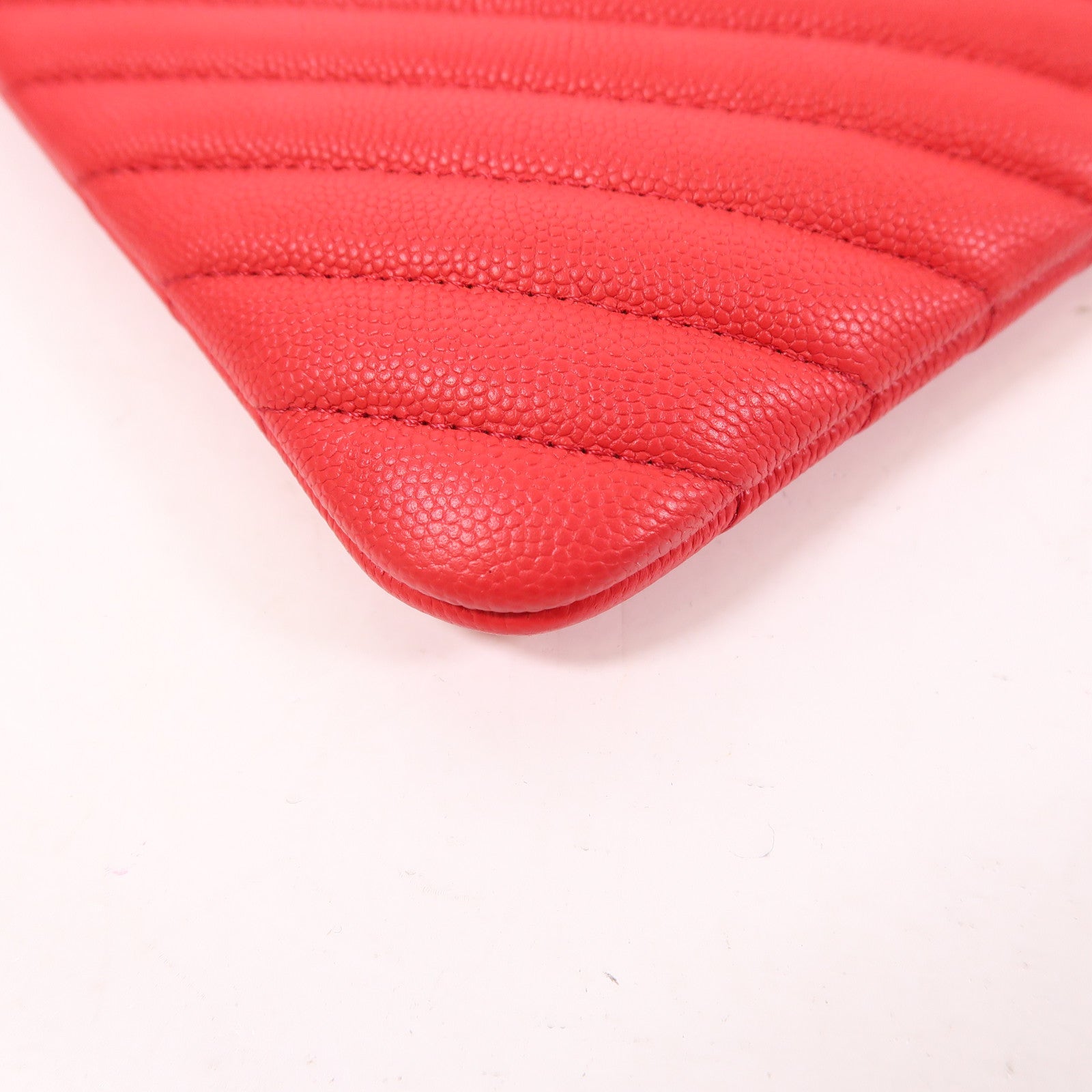 CHANEL 【激減優惠】牛皮皮革Clutch金扣手拿包