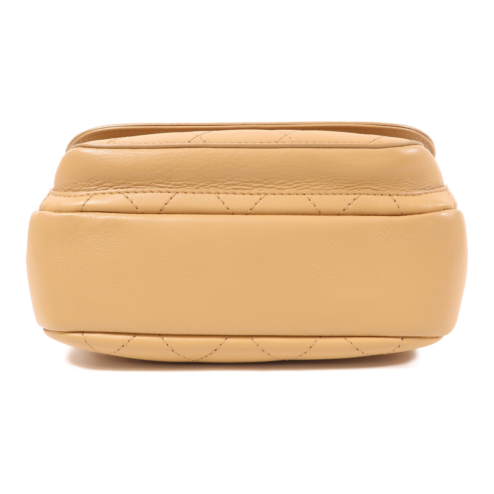 CHANEL 牛皮皮革Shoulder Bag金扣鏈帶肩背袋