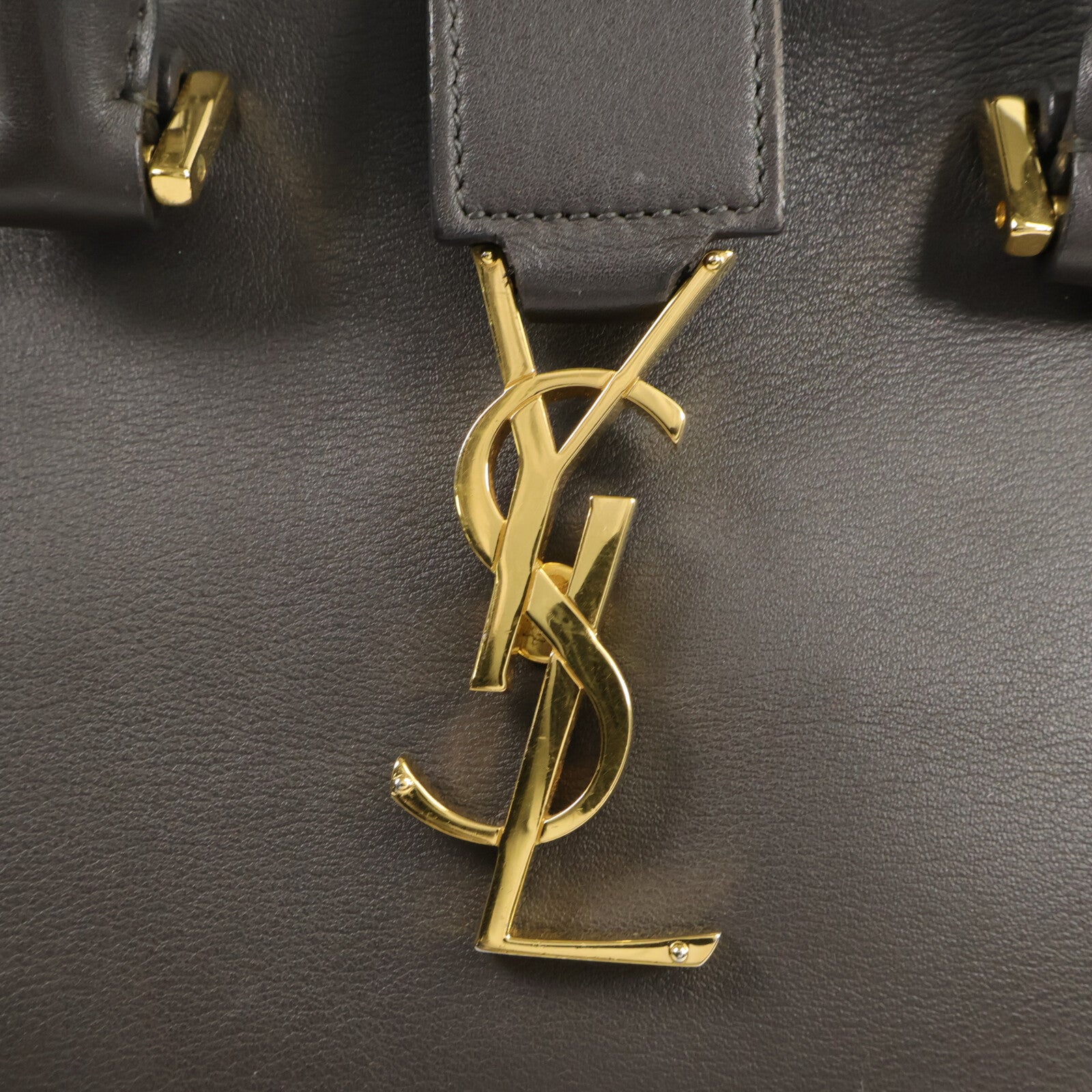 SAINT LAURENT 牛皮皮革Cabas Small手挽肩背兩用袋