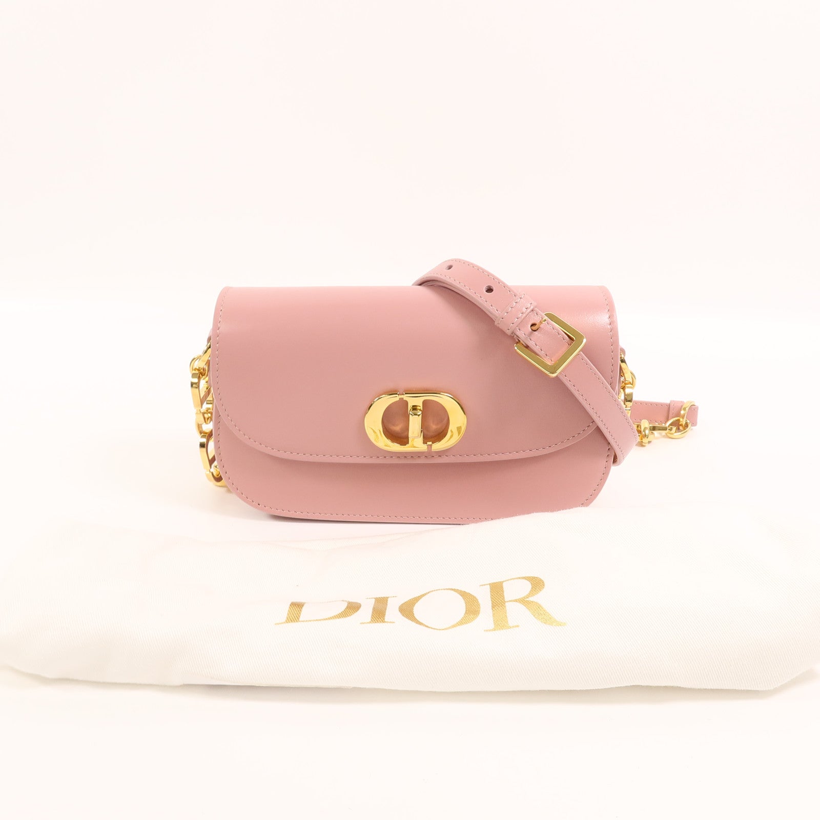 Dior 牛皮皮革30 Montaigne Avenue鏈帶肩背袋