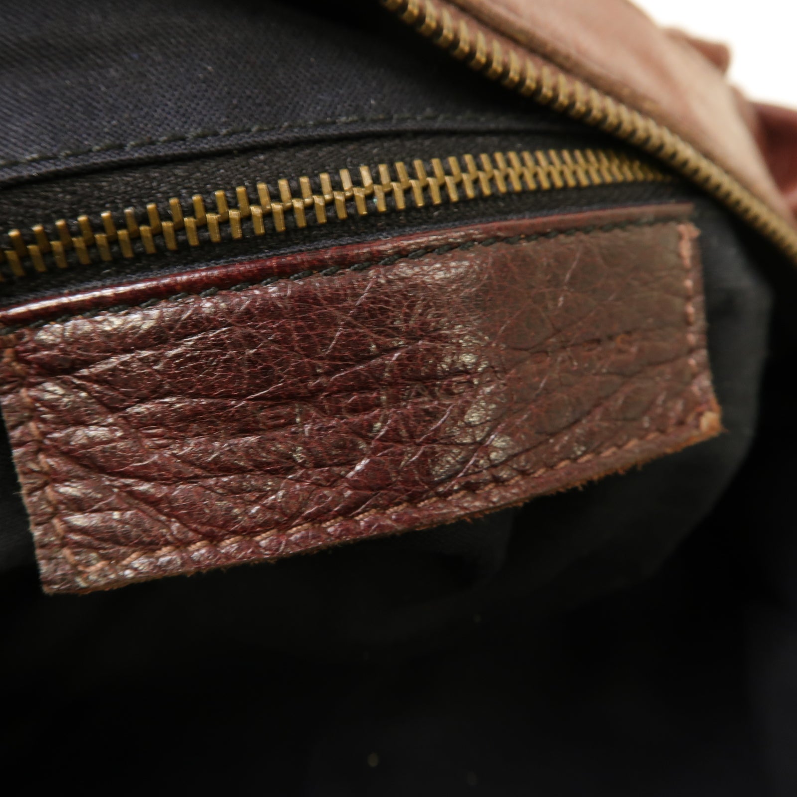 BALENCIAGA 牛皮皮革Twiggy Shoulder Bag金扣肩背袋棕色