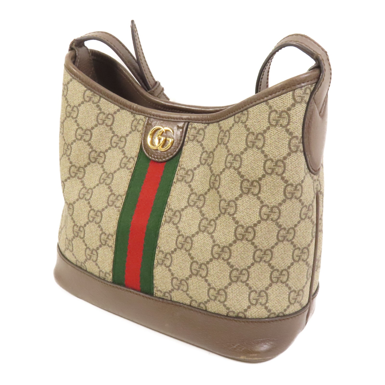 GUCCI 塗層帆布Ophidia Small Shoulder Bag肩背袋