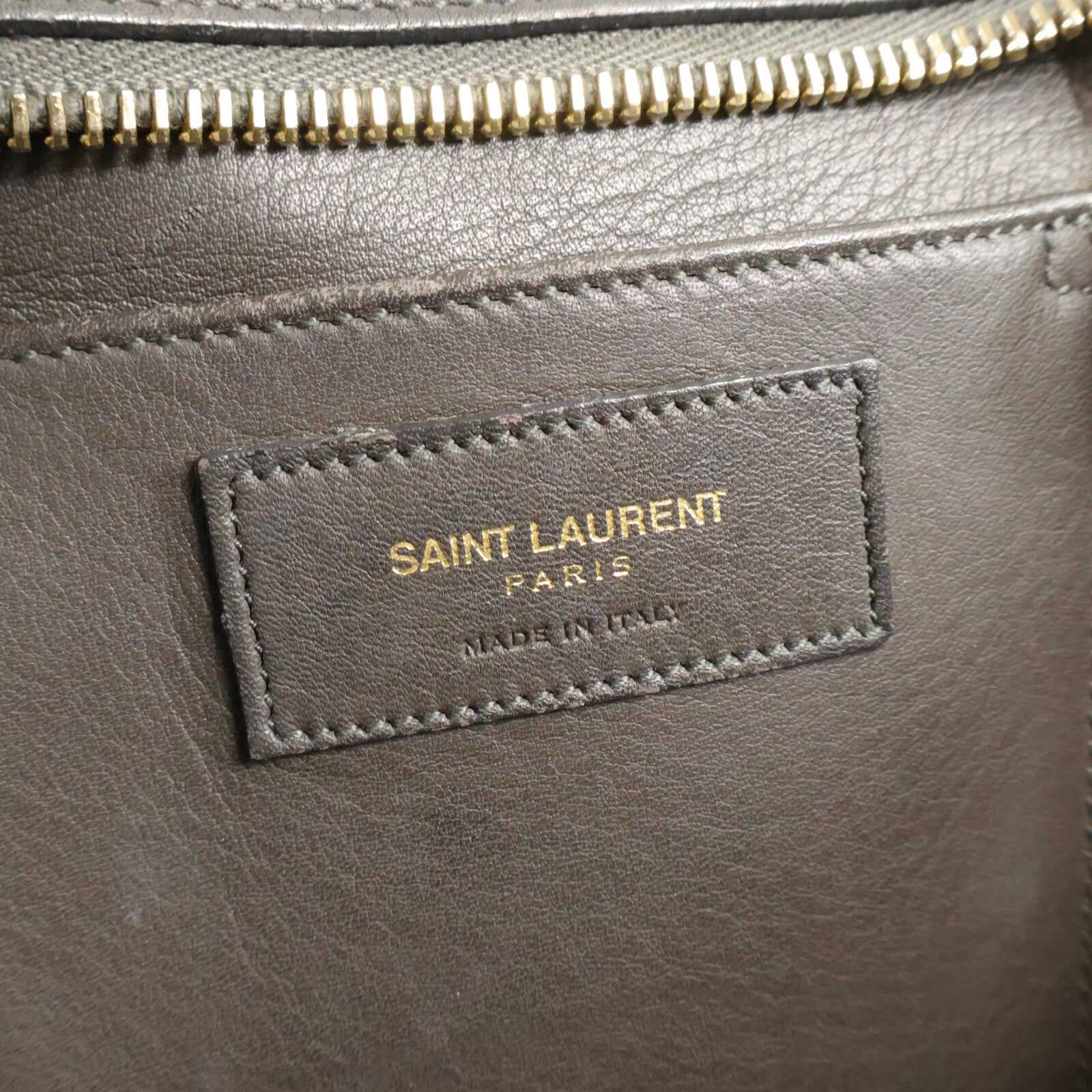 SAINT LAURENT 牛皮皮革Cabas Small手挽肩背兩用袋