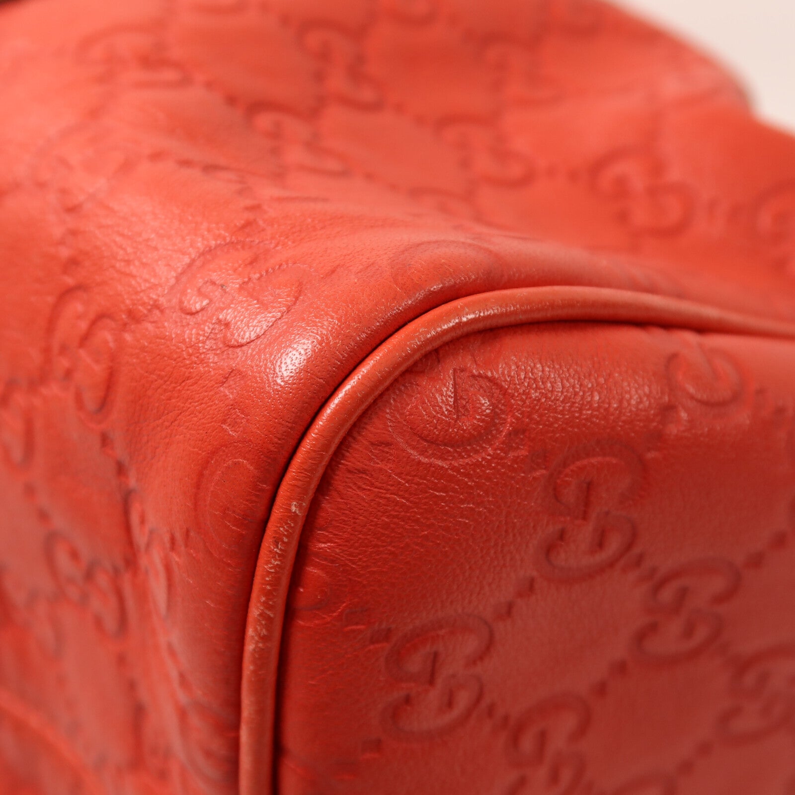GUCCI 牛皮皮革Hand Bag金扣手挽袋