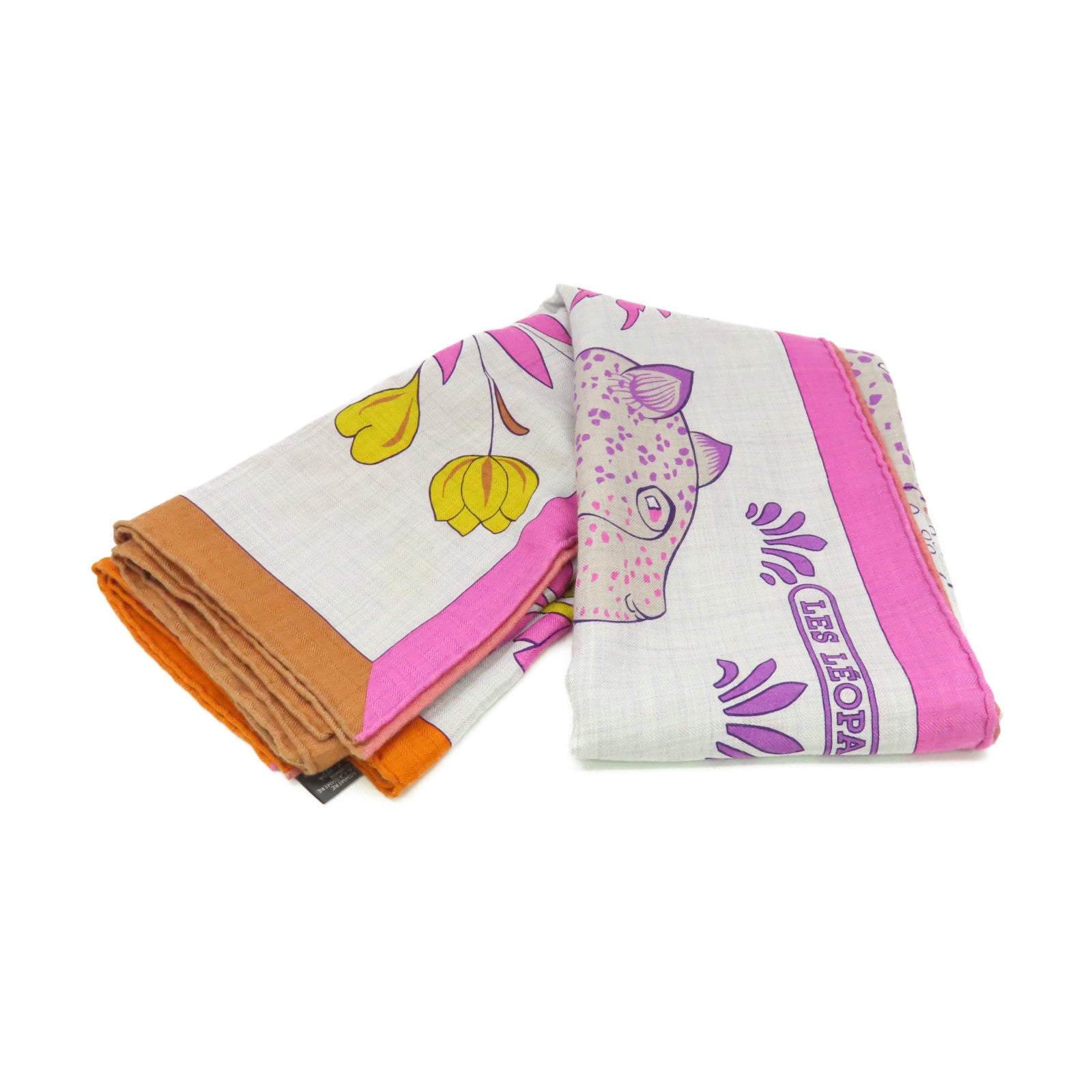 HERMES 【激減優惠】羊絨/絲質Scarf絲巾灰色/橙色/彩色