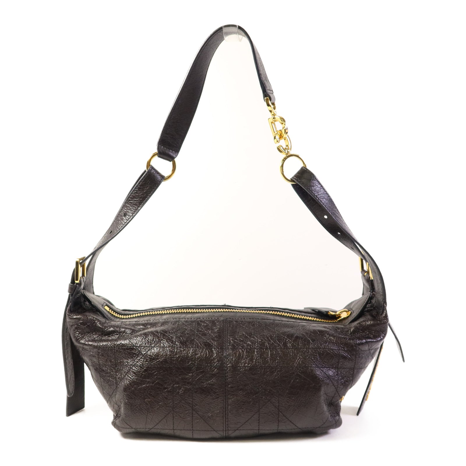 Dior 牛皮皮革D-Journey金扣肩背袋