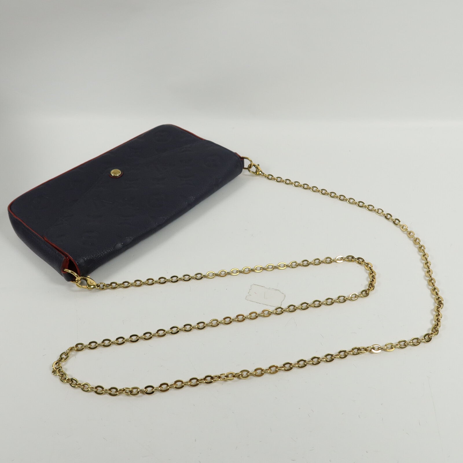 LOUIS VUITTON Monogram Empreinte Pochette Felicie鏈帶肩背袋