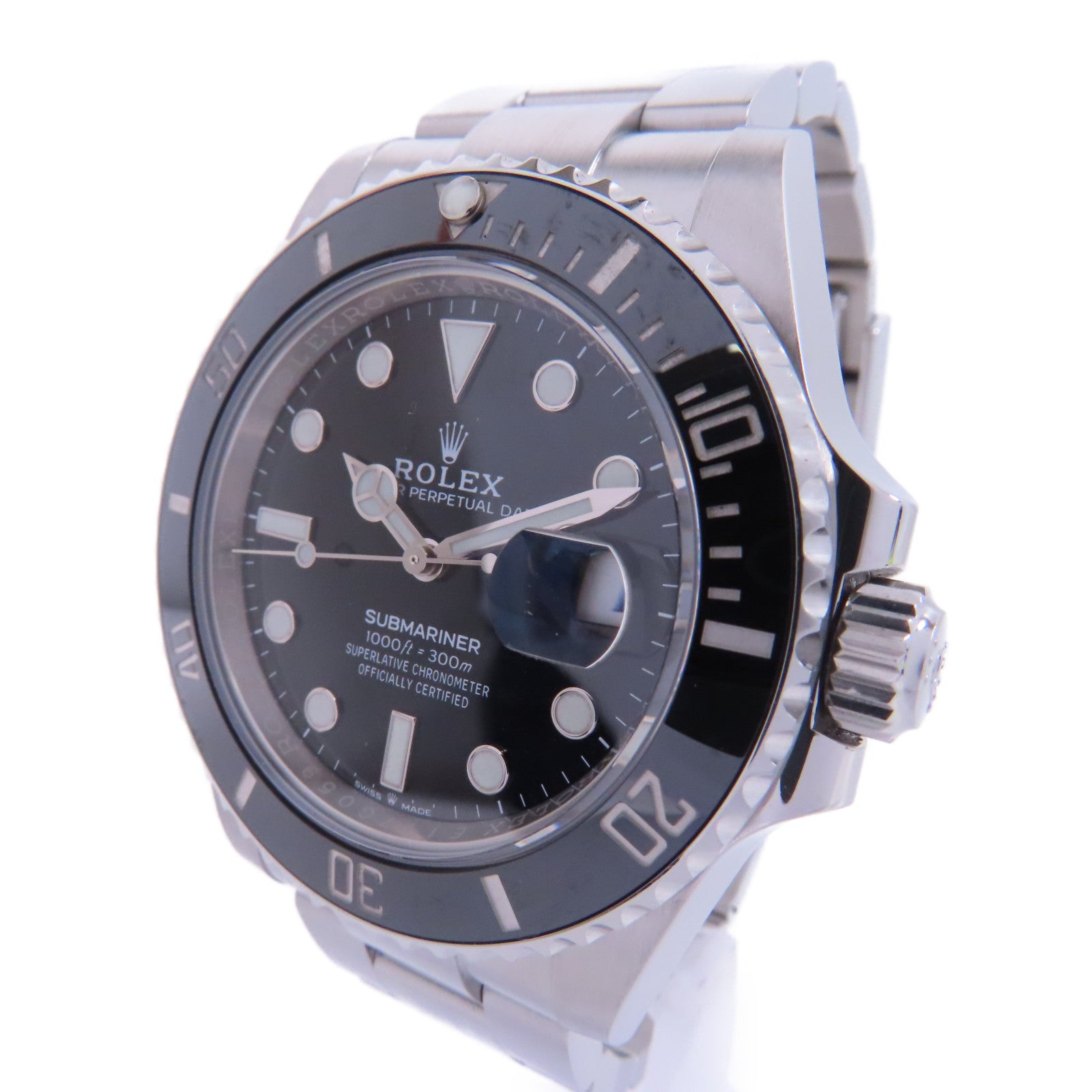 ROLEX Submariner Date不鏽鋼手錶自動機芯黑色