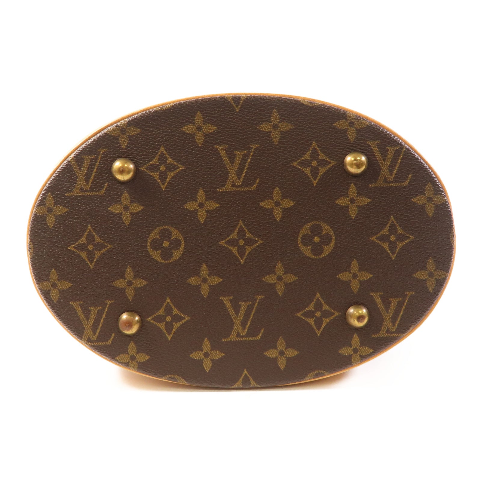 LOUIS VUITTON Monogram Bucket PM金扣手挽袋