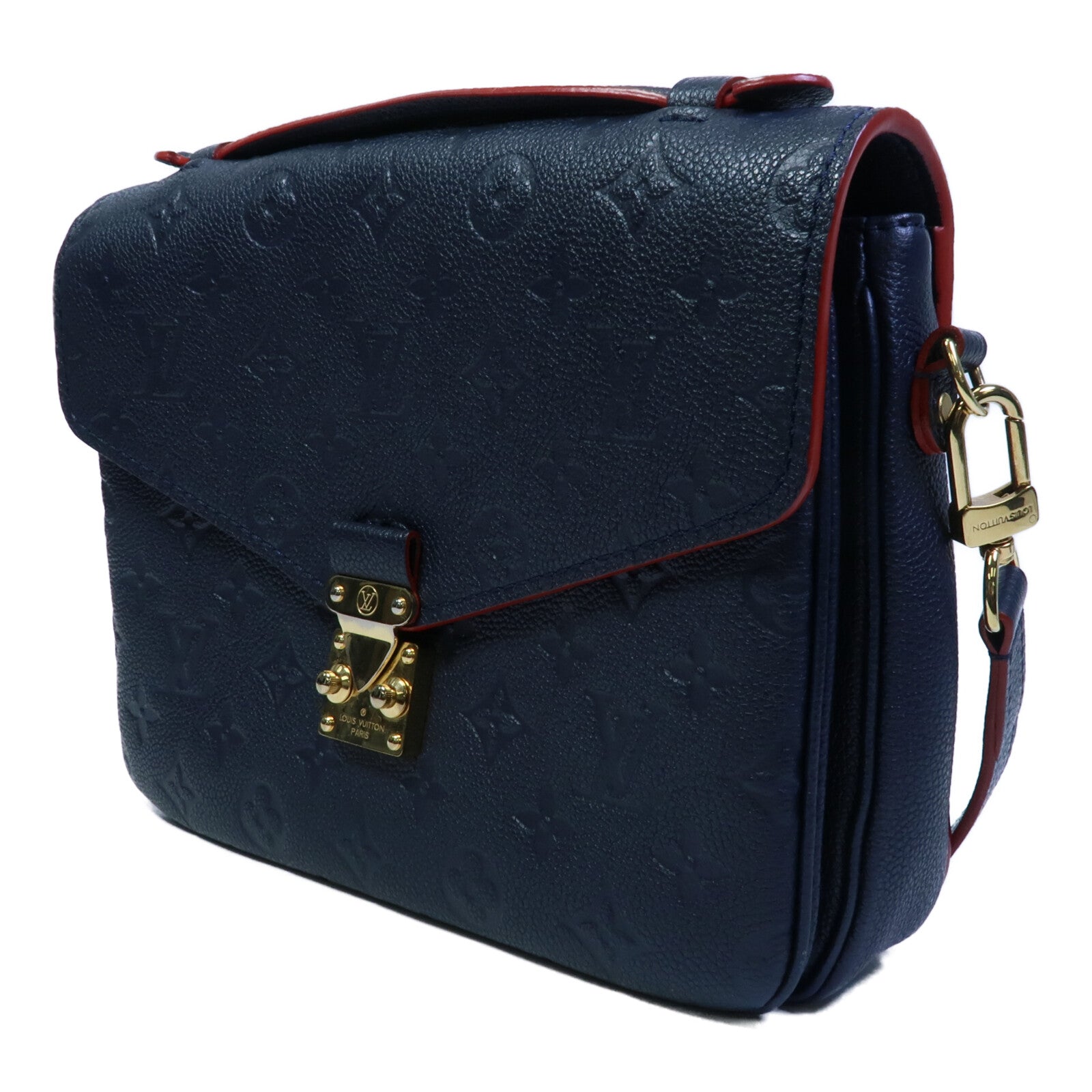 LOUIS VUITTON Monogram Empreinte Pochette Metis手挽肩背兩用袋