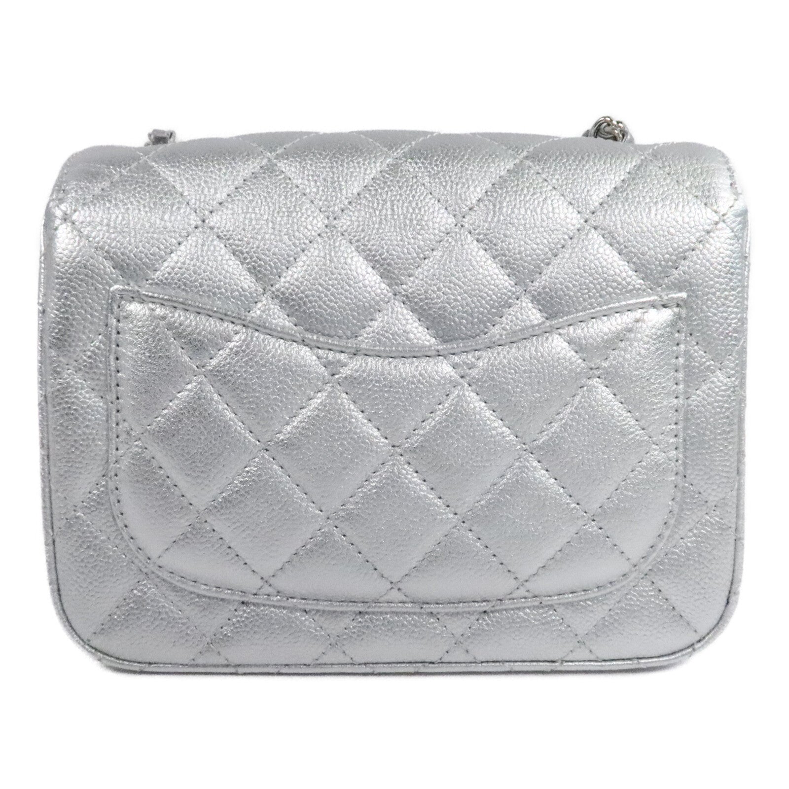 CHANEL 牛皮皮革Mini Classic 17鏈帶肩背袋