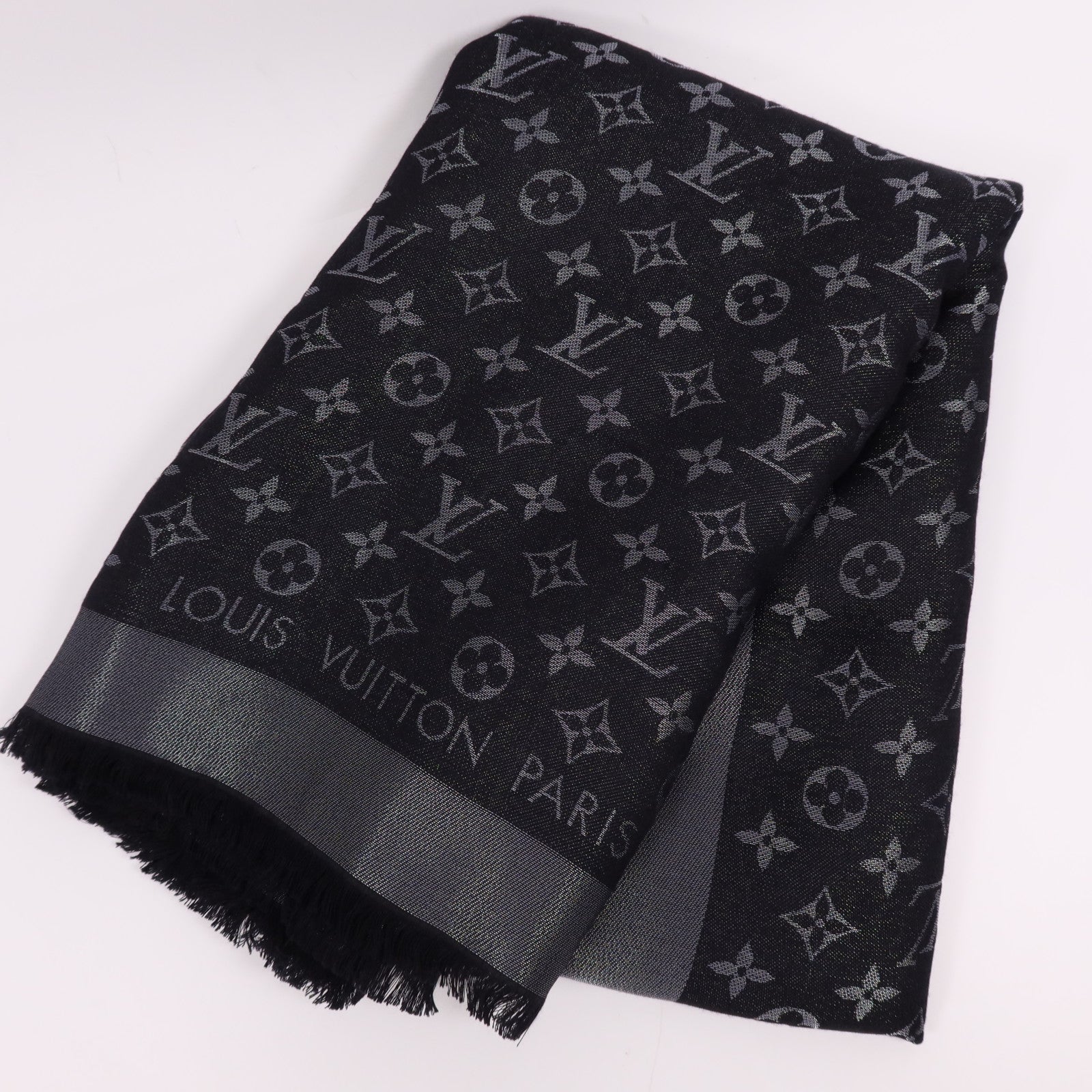 LOUIS VUITTON Monogram Shine Scarf圍巾