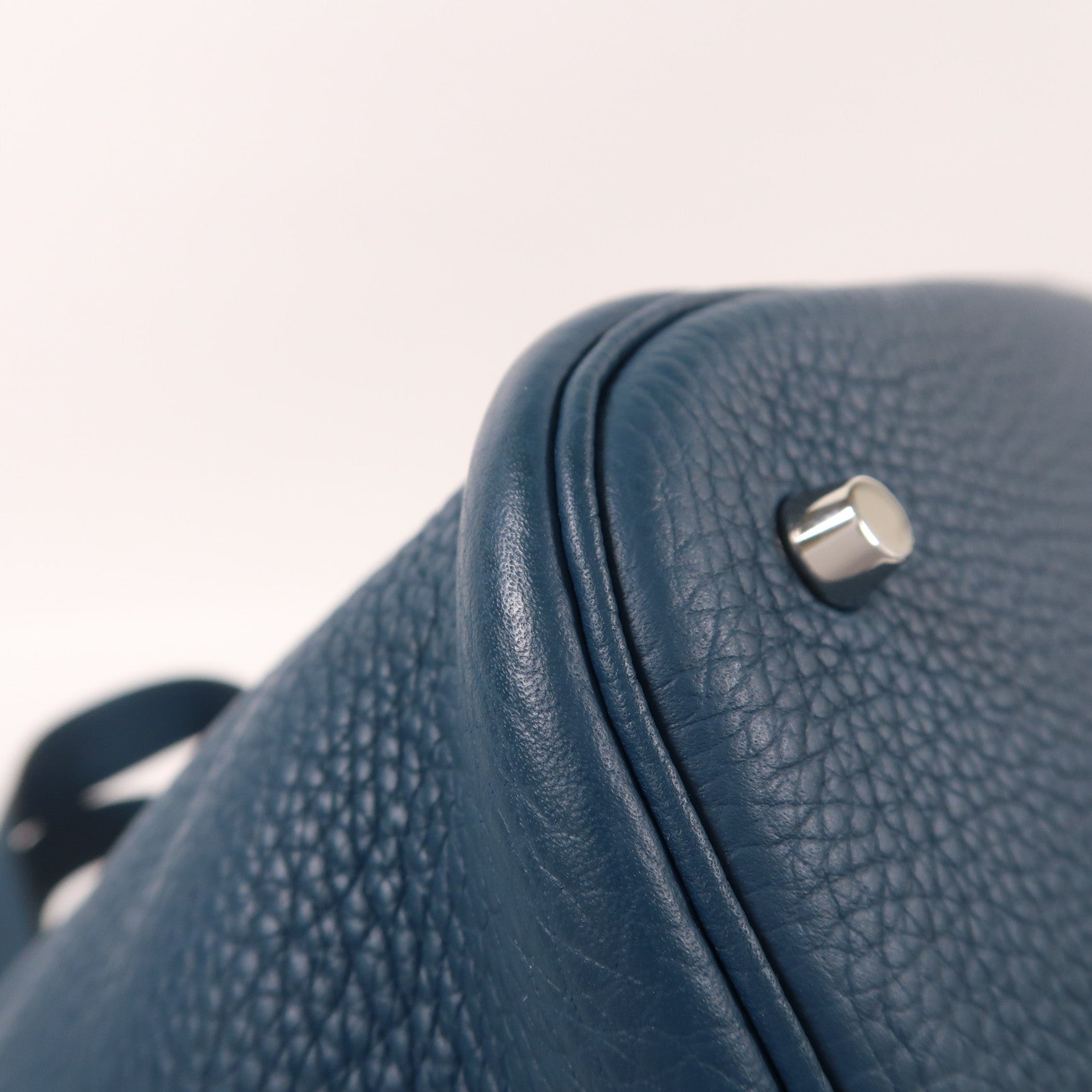 HERMES Clemence皮革Picotin GM銀扣手挽袋Colvert