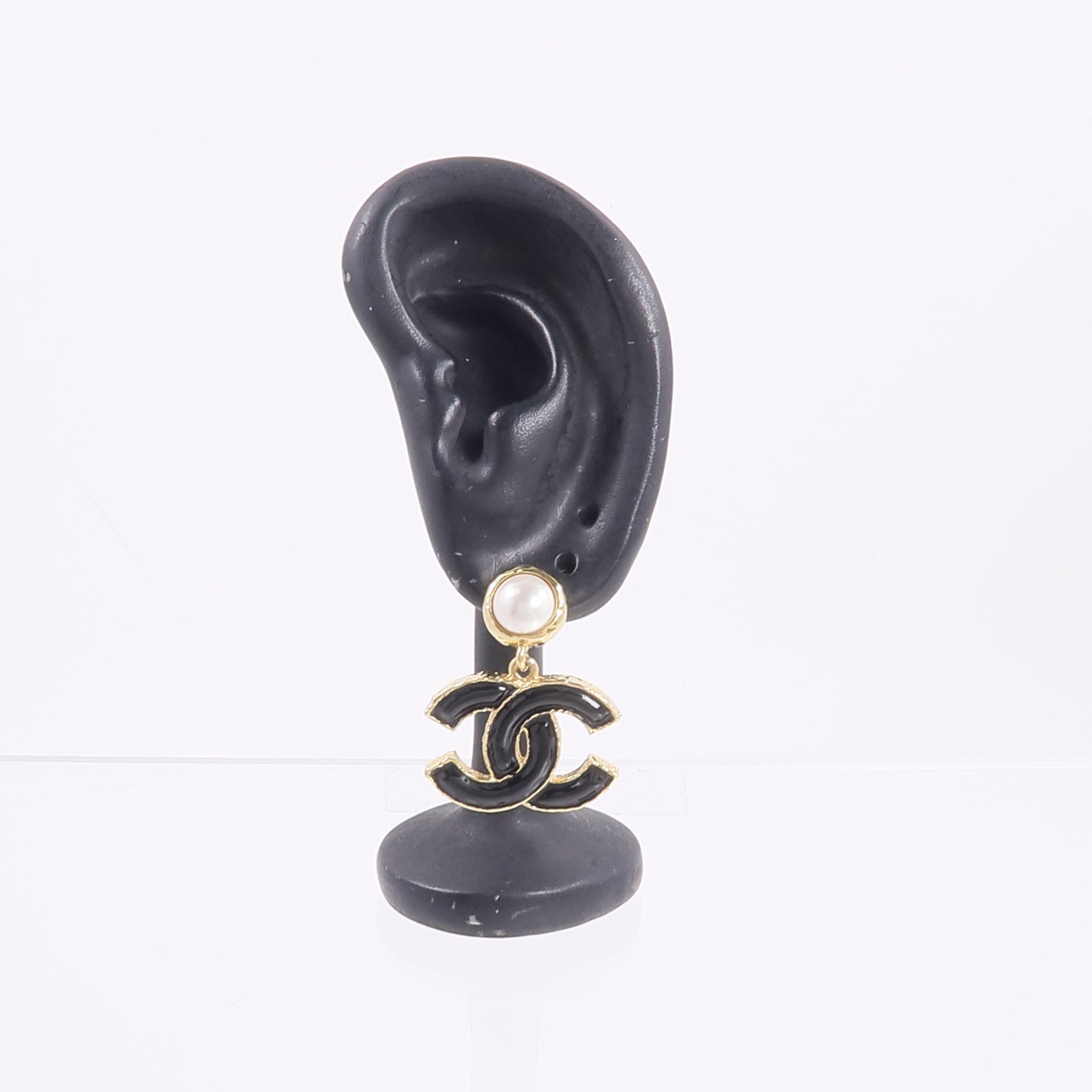 CHANEL 金屬/琺瑯Dangle Earrings耳環