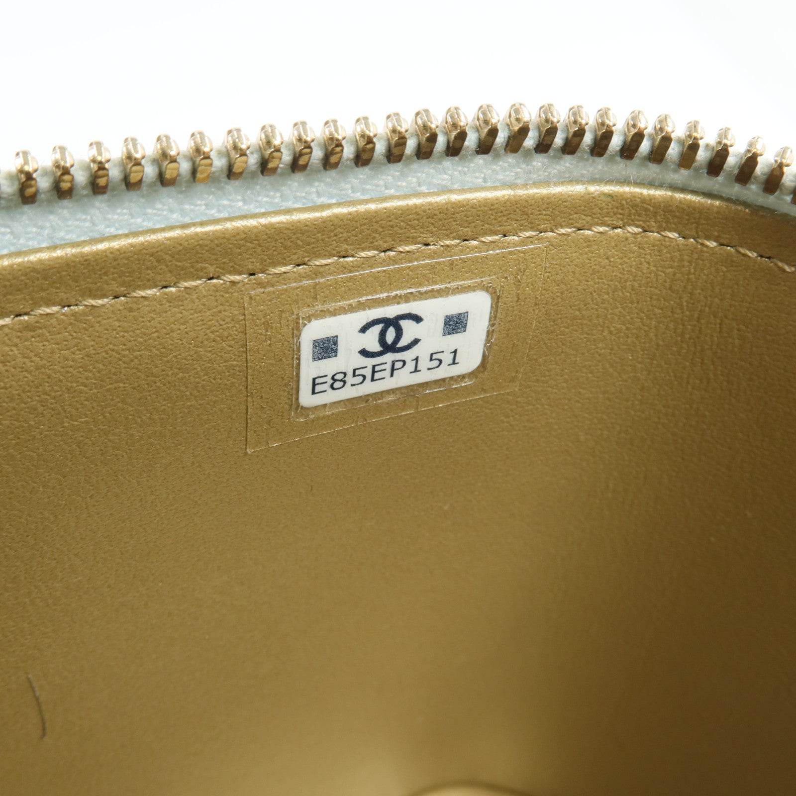 CHANEL 羊皮皮革Vanity Case金扣鏈帶肩背袋