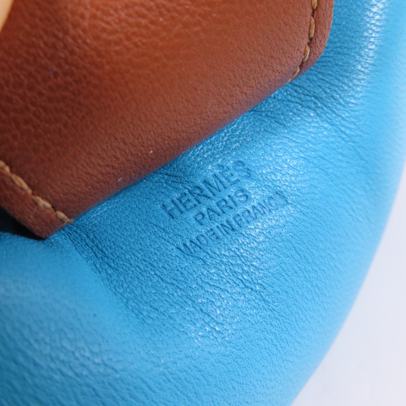 HERMES Milo皮革Rodeo GM掛飾