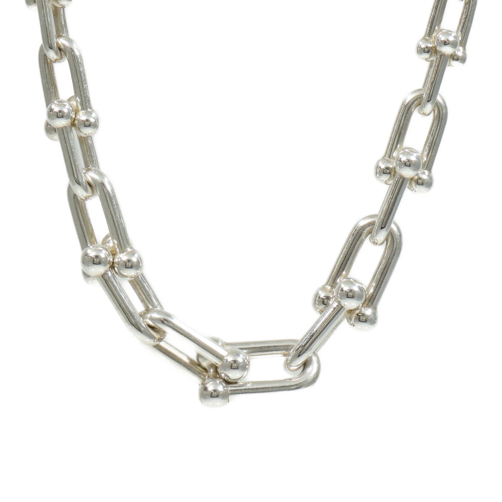 TIFFANY＆CO 925純銀HardWear Graduated Link Necklace項鍊